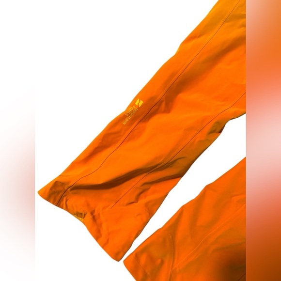 MOUNTAIN FORCE Women’s Ski Snow Pants Orange Adjustable Insulated Size 34 Small - Picture 5 of 14